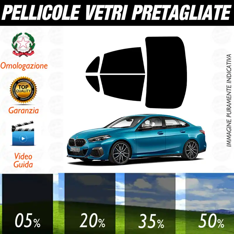 Di Tendenza Bmw Serie 2 Gran Coupè dal 2020 a Oggi Pellicole Oscuramento Vetri Auto Pre Tagliate a Misura