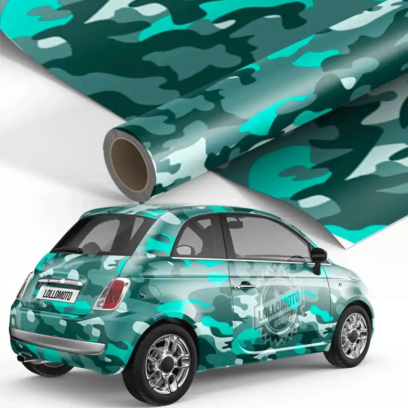 Economico Mimetica WOODLAND Pellicola Camouflage VERDE Car Wrapping Adesiva Rivestimento Auto