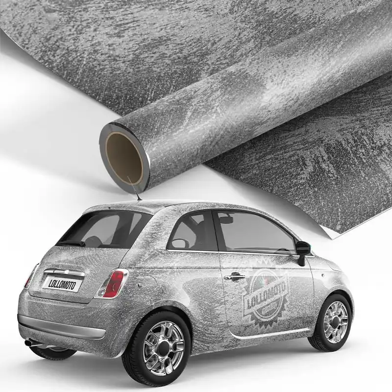 Novità Pellicola EFFETTO INTONACO Pellicola Car Wrapping Adesiva Rivestimento Auto