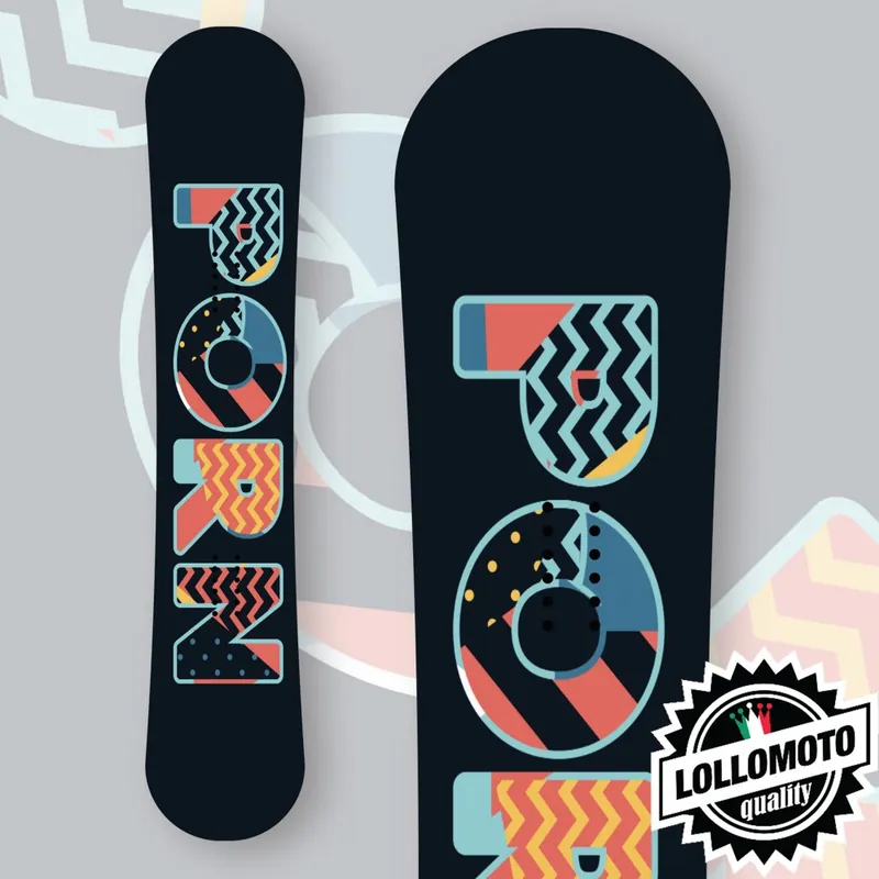 Offerta Lampo Adesivo Tavola Snowboard PORN Personalizzata Wrapping Stickers Decal Rivestimento Snow