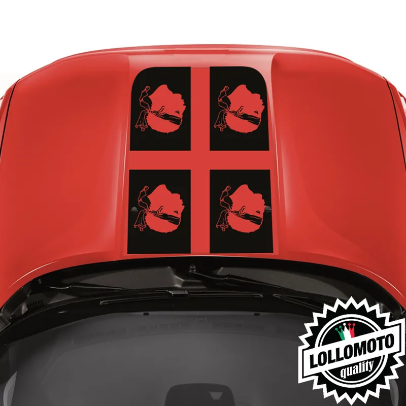 Striscia Adesiva Cofano JEEP RENEGADE SARDEGNA Adesivi Stickers Fiancate Auto Decal Prezzo Di Fabbrica