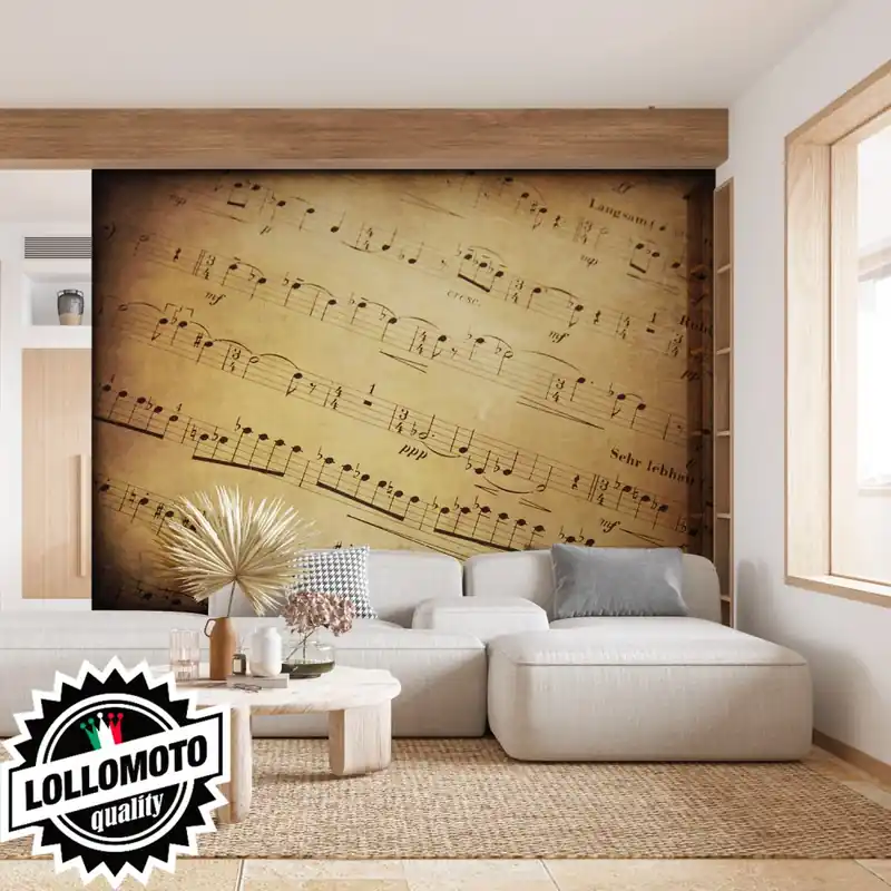 Prezzo Scontato Carta da Parati Adesiva THE BEAUTY OF MUSIC Professionale Interior Design Arredamento Personalizzato Wall Paper
