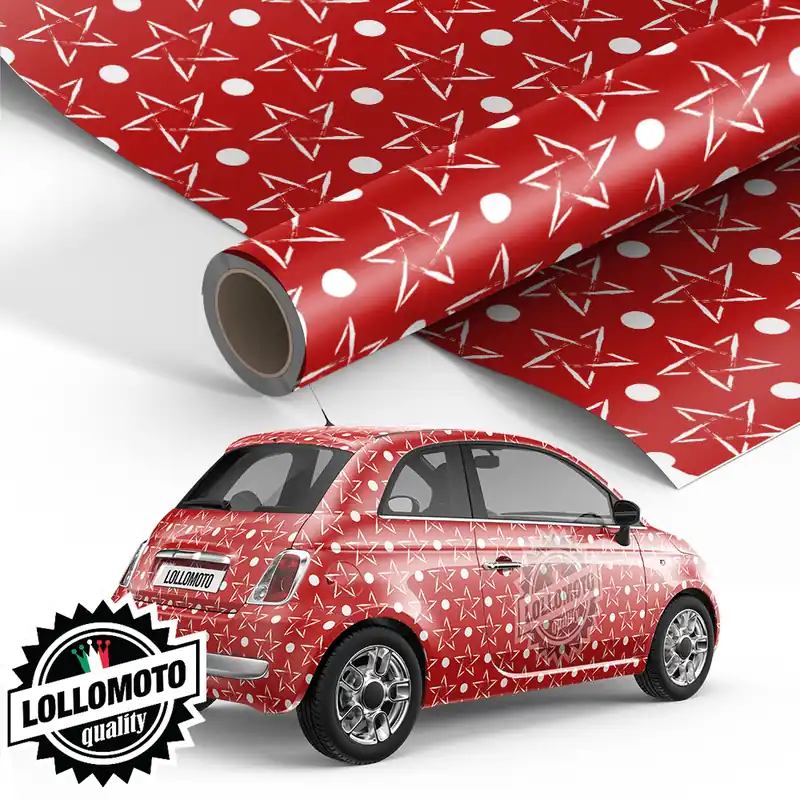 Pellicola Points Stars Pellicola Car Wrapping Adesiva Rivestimento Auto Acquista Ora