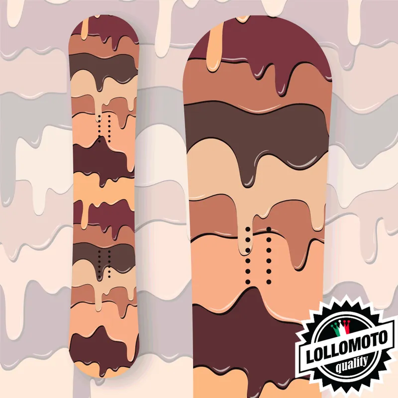 Quantità Limitata Adesivo Tavola Snowboard CHOCOLATE CAKE Personalizzata Wrapping Stickers Decal Rivestimento Snow