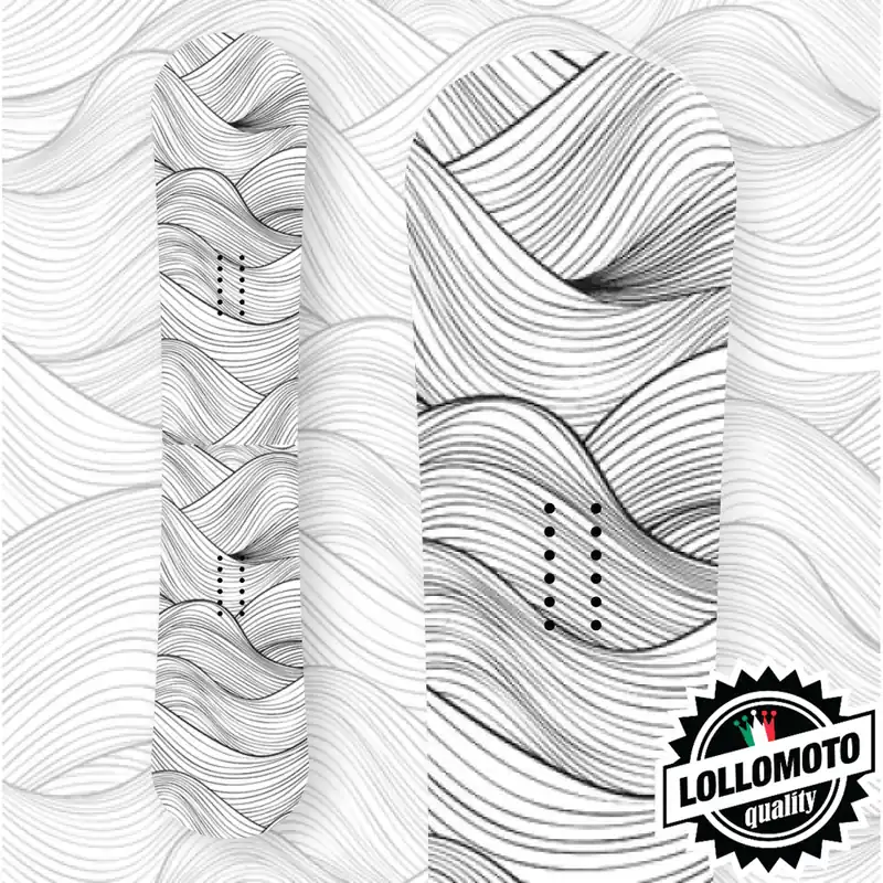 Compra Online Adesivo Tavola Snowboard Waves Personalizzata Wrapping Stickers Decal Rivestimento Snow