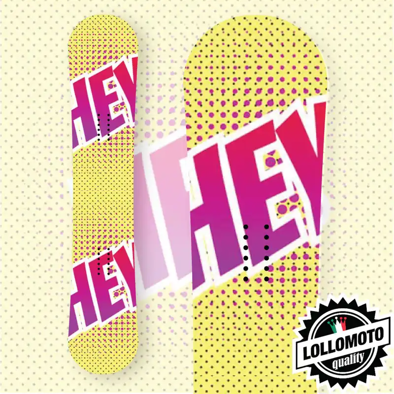 Nuova Collezione Adesivo Tavola Snowboard Hey Personalizzata Wrapping Stickers Decal Rivestimento Snow