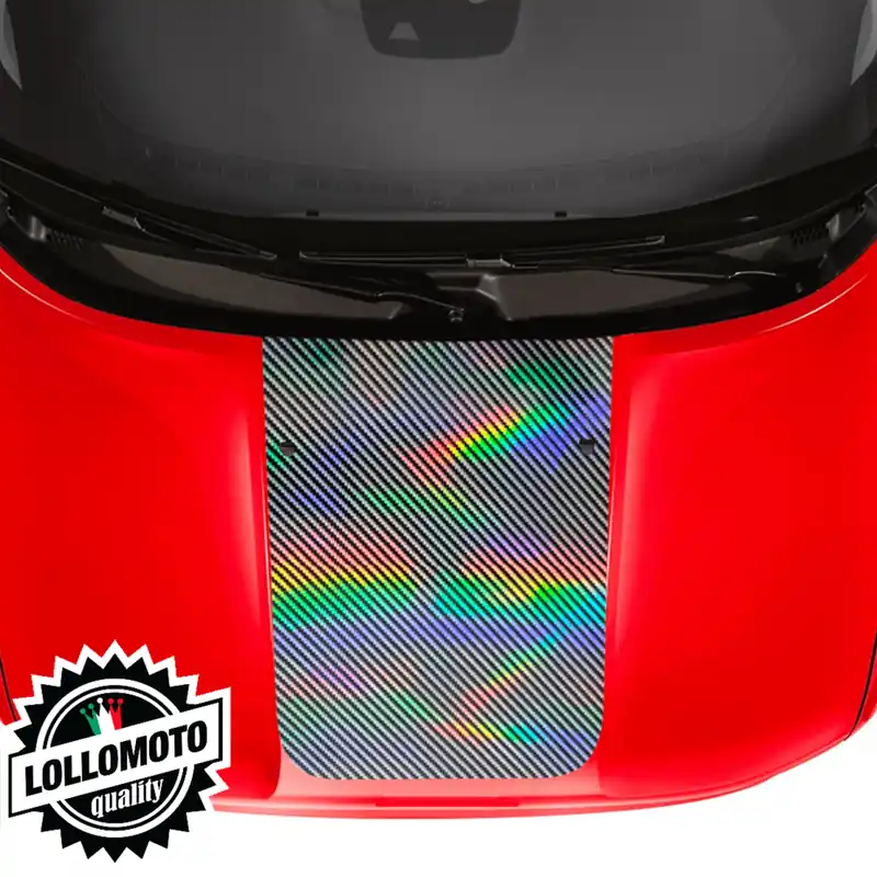 Scelto Dai Clienti Striscia Adesiva Cofano Carbonio 2D Oleografico Jeep Renegade Fuoristrada Adesivi Stickers Cofano Aut Decal