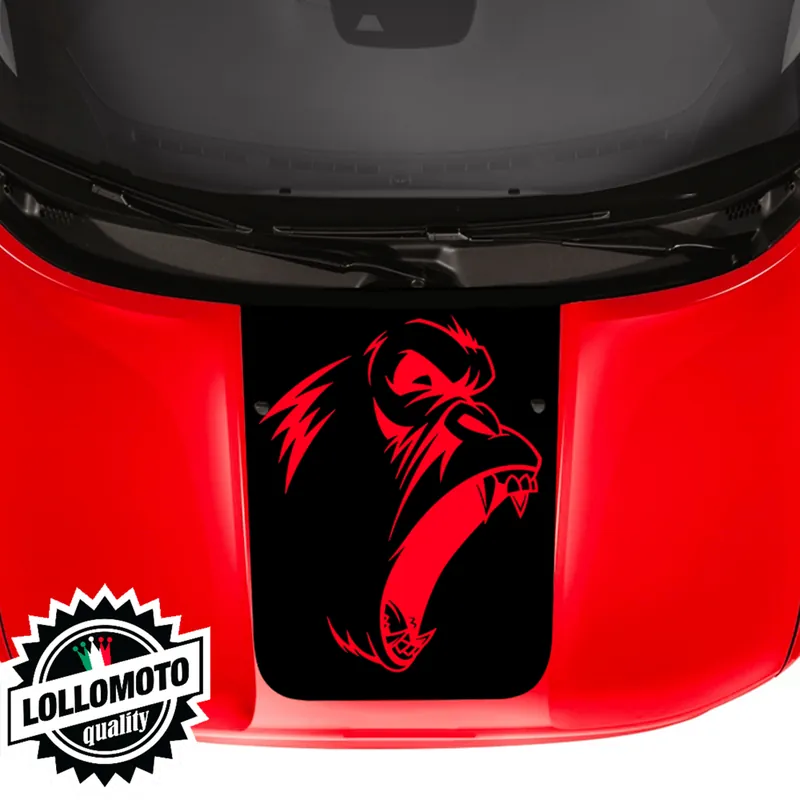 Spedizione Espresso Striscia Adesiva Cofano Scimmia Arrabbiata Jeep Renegade Fuoristrada Adesivi Stickers Cofano Aut Decal