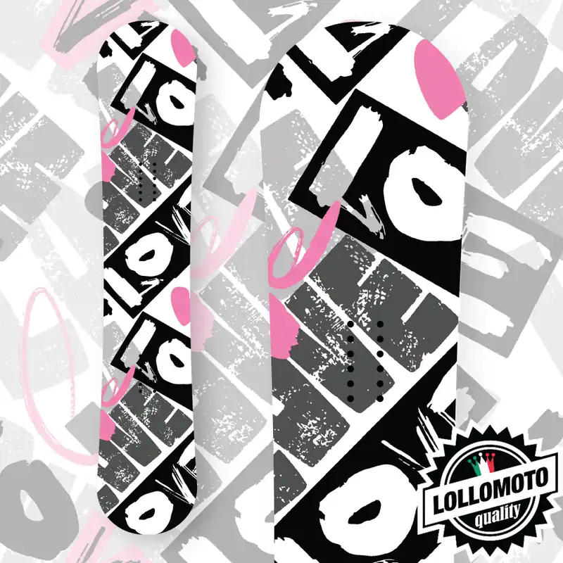Adesivo Tavola Snowboard Love Lettering Personalizzata Wrapping Stickers Decal Rivestimento Snow Pagamento Sicuro