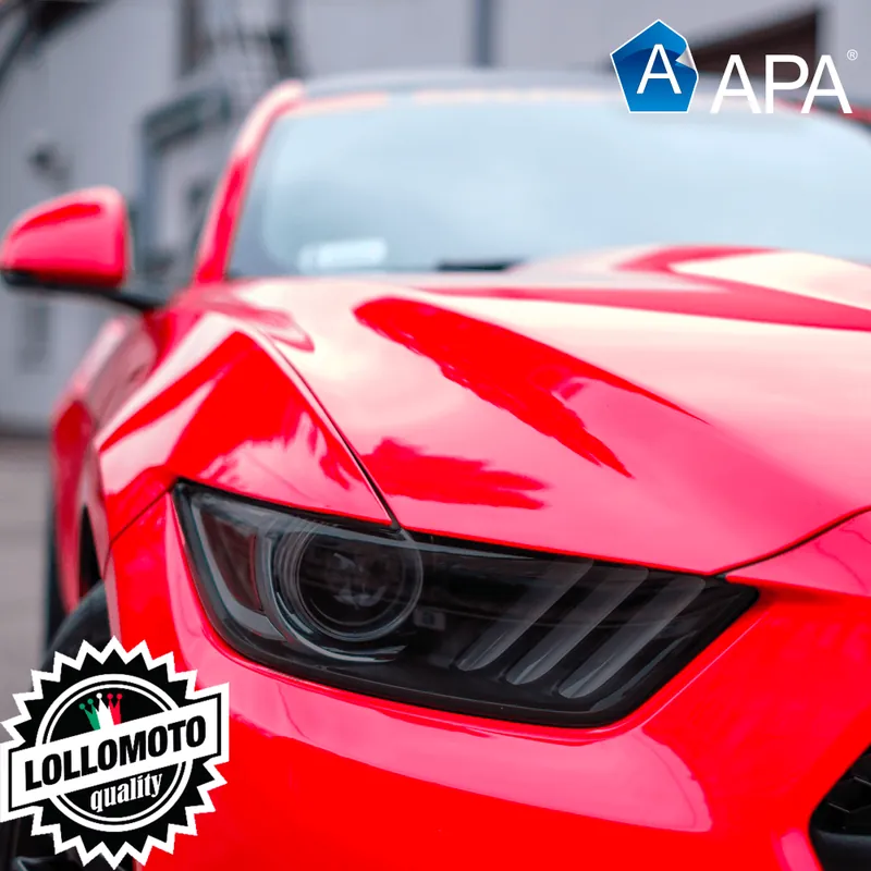 Pellicola Nero Apa Air Free Oscuramento Fanali Car Wrapping Oscuramento Fari Auto Tuning Nuova Collezione
