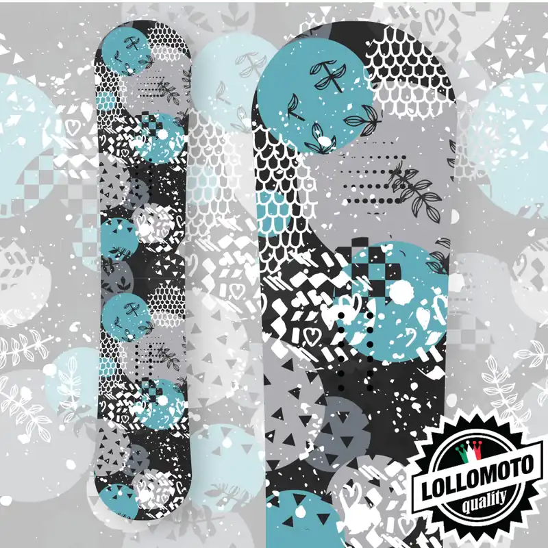 Professionale Adesivo Tavola Snowboard Mimetico Camo Balls Celeste Personalizzata Wrapping Stickers Decal Rivestimento Snow