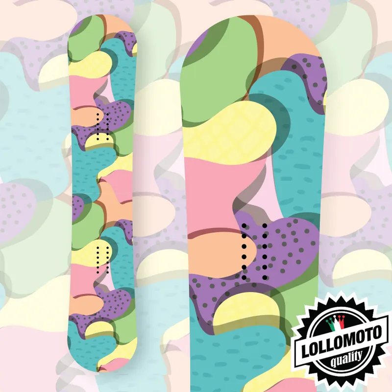 Adesivo Tavola Snowboard PostitBoard Personalizzata Wrapping Stickers Decal Rivestimento Snow Offerta Lampo