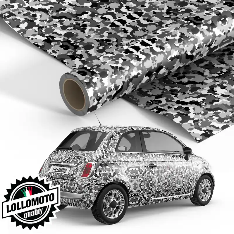 Pellicola Mimetico Air Force Artic Pellicola Car Wrapping Adesiva Rivestimento Auto Esclusivo