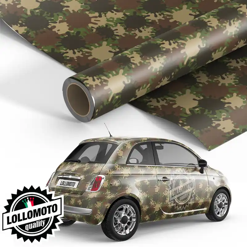 Reso Gratuito Pellicola Military Splash Pellicola Car Wrapping Adesiva Rivestimento Auto