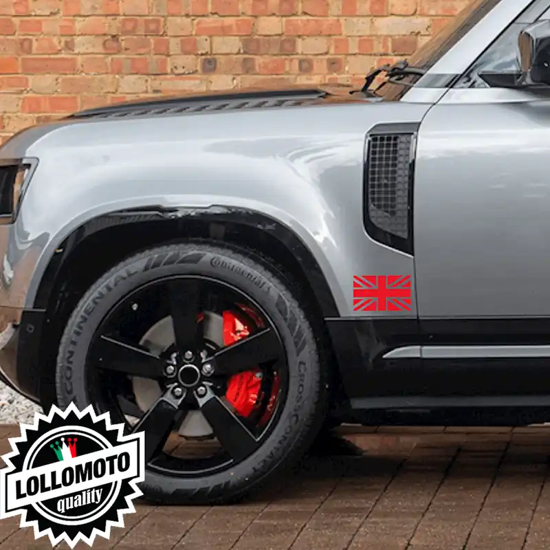 2x Adesivi Bandiera Inglese Land Rover DEFENDER dal 2020 ad OGGI Stickers Accessori Auto Pellicole Prezzo Ridotto