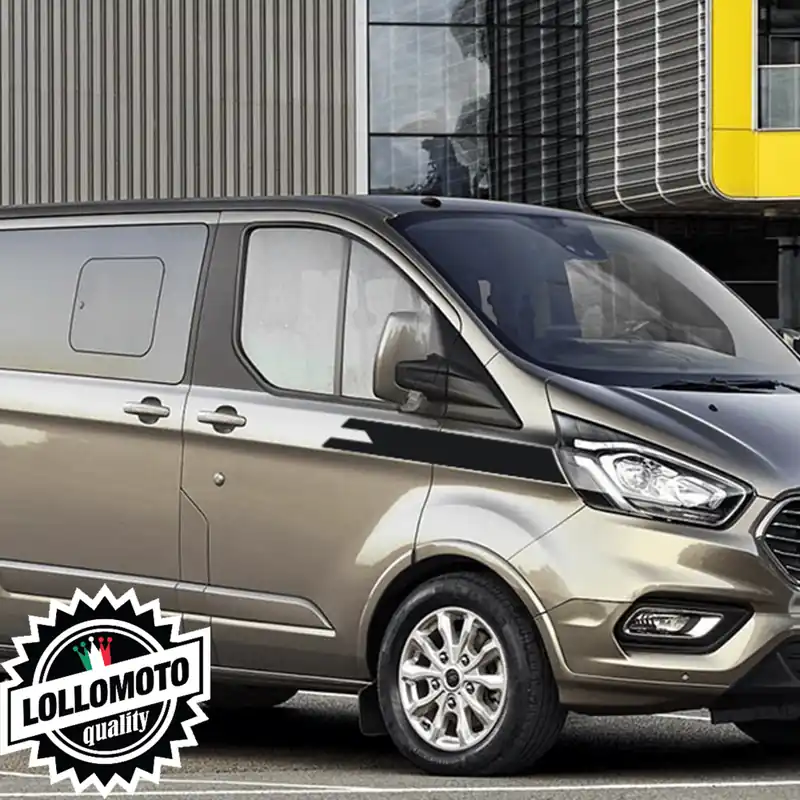 Novità Adesivi Laterali per Ford Transit dal 2013 ad Oggi Stickers Accessori Auto Pellicole