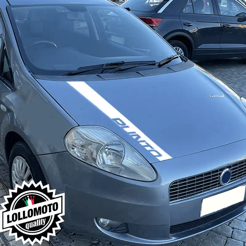 Adesivi Scritta Laterale Cofano Punto Fiat Grande Punto dal 2006 ad Oggi Stickers Accessori Auto Pellicole Compra Oggi Stesso