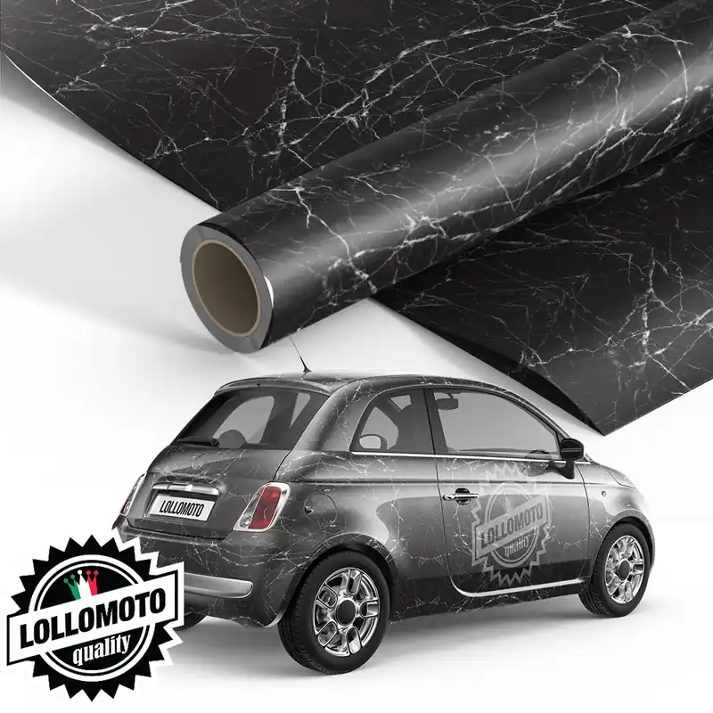 Pellicola Marmo Nero Pellicola Car Wrapping Adesiva Rivestimento Auto Occasione Imperdibile