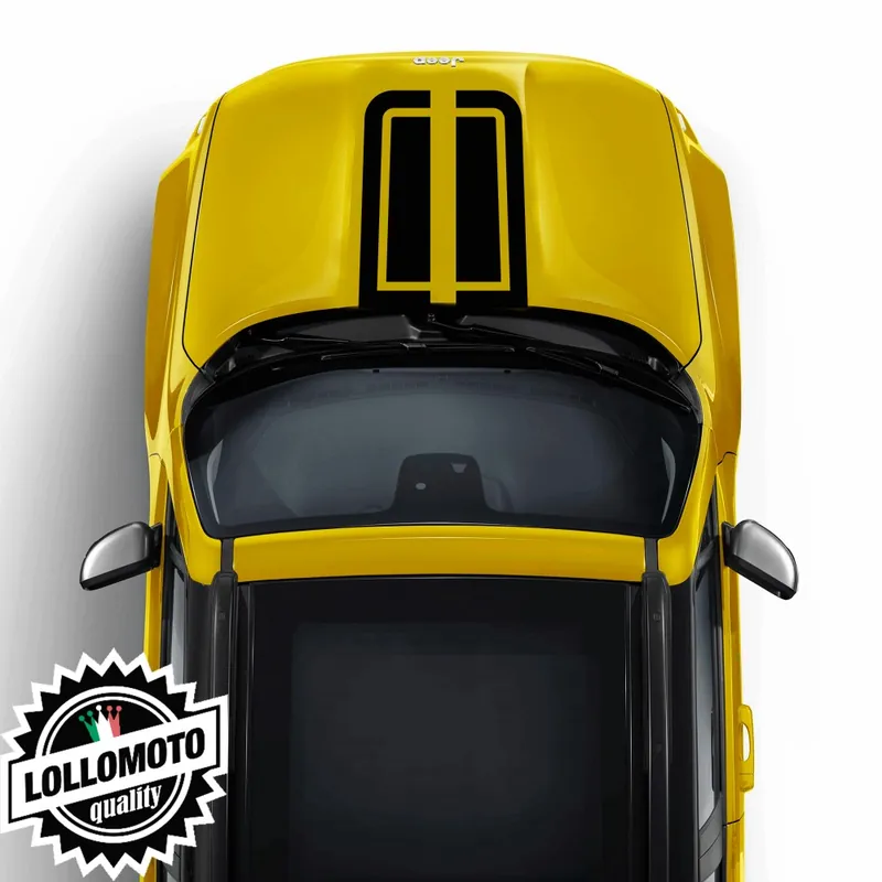 Striscia Adesiva Cofano MAYA Jeep Renegade Fuoristrada Adesivi Stickers Cofano Aut Decal Occasione