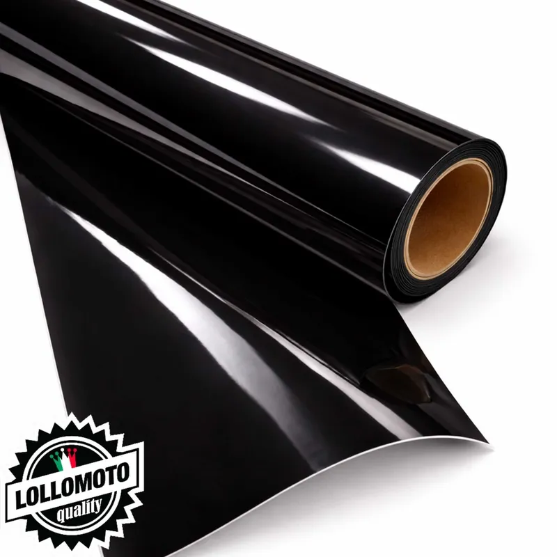Nero Lucido Pellicola Adesiva Rivestimento Auto Car Wrapping Economico