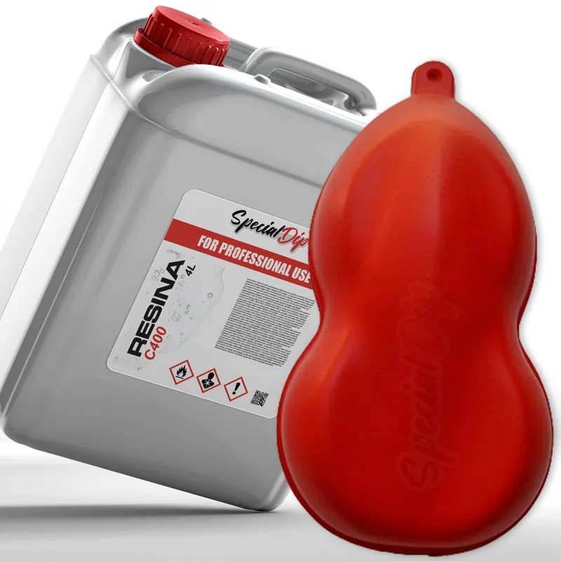 Rosso Opaco Tanica Professionale 4 lt SPECIAL DIP Car Dipping Subito Disponibile