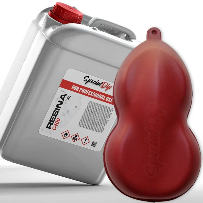 Rosso Ciliegia Opaco Tanica Professionale 4 lt SPECIAL DIP Car Dipping Ultimissimo Modello