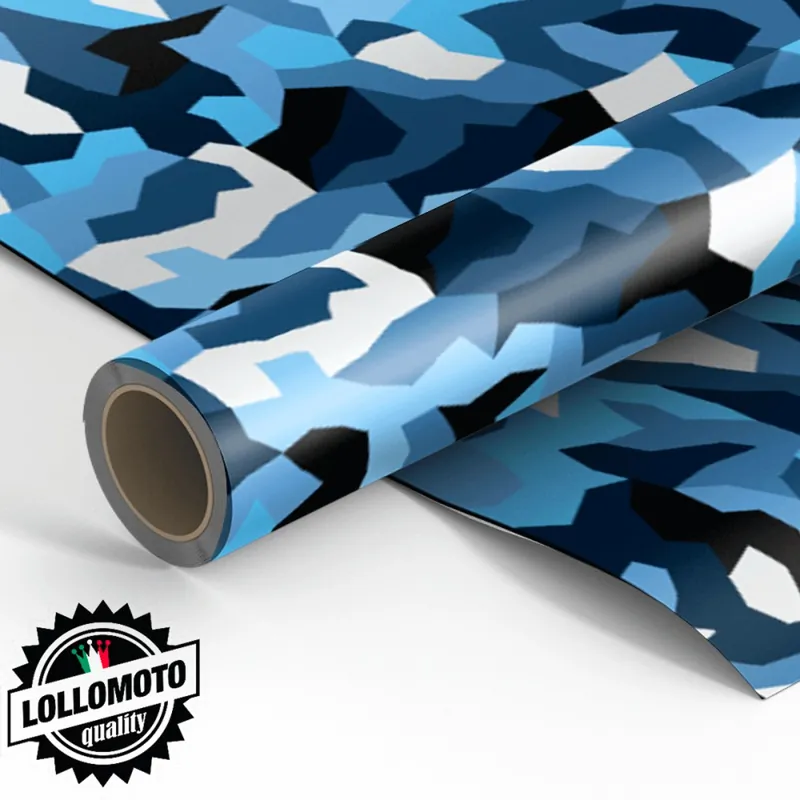 Pellicola CAMO BLOCK Rivestimento Car Wrapping Adesiva Rivestimento Auto Moto Nautica Interiorizzandosi Design Compra Oggi Stesso