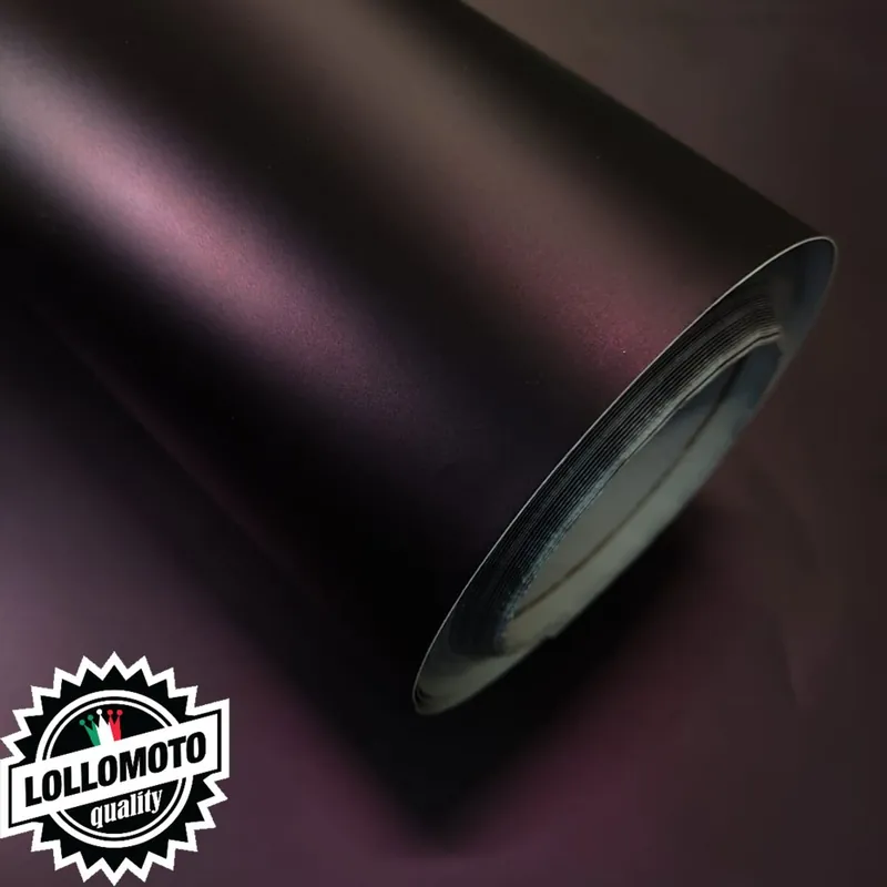 Offerta Pellicola HEAVY METALLIC BLACK-PURPLE Rivestimento Car Wrapping Adesiva Rivestimento Auto Moto Nautica Interior Design