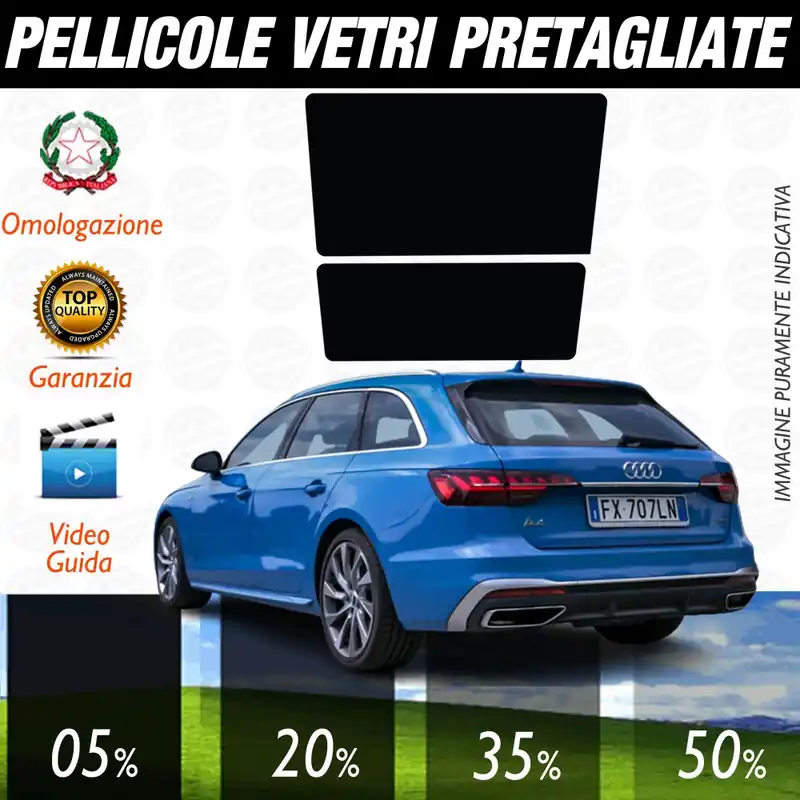 Bestseller TETTO APRIBILE Audi A4 Avant dal 2016 al 2022 Pellicole Oscuramento Vetri Auto Pre Tagliate a Misura