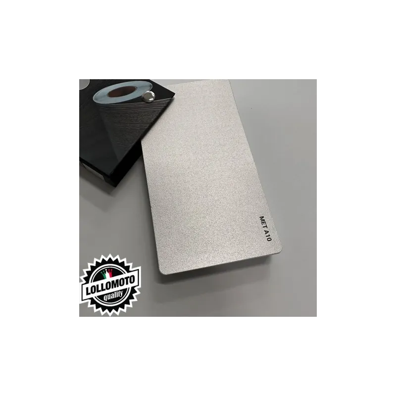 10mt Rotolo Rivestimento adesivo in metallo leggermente granuloso pellicola Interior Design COVERING - Ordina Subito