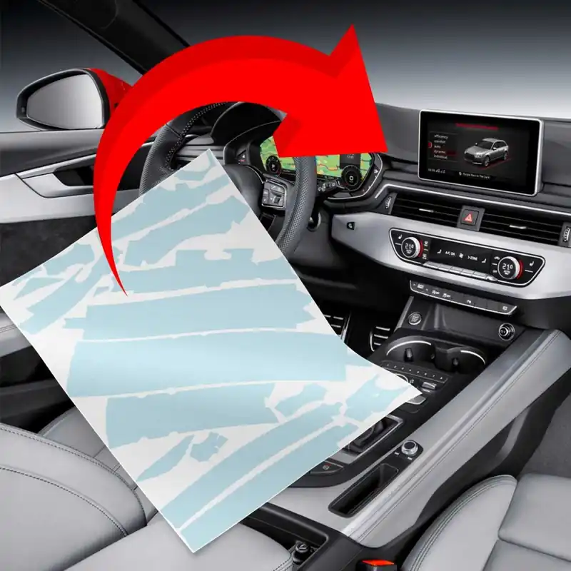 MonkeySkin Kit Pellicole PPF per Interni Auto compatibili con Audi A4 Avant e Berlina dal 2015 al 2023 Spedito Oggi