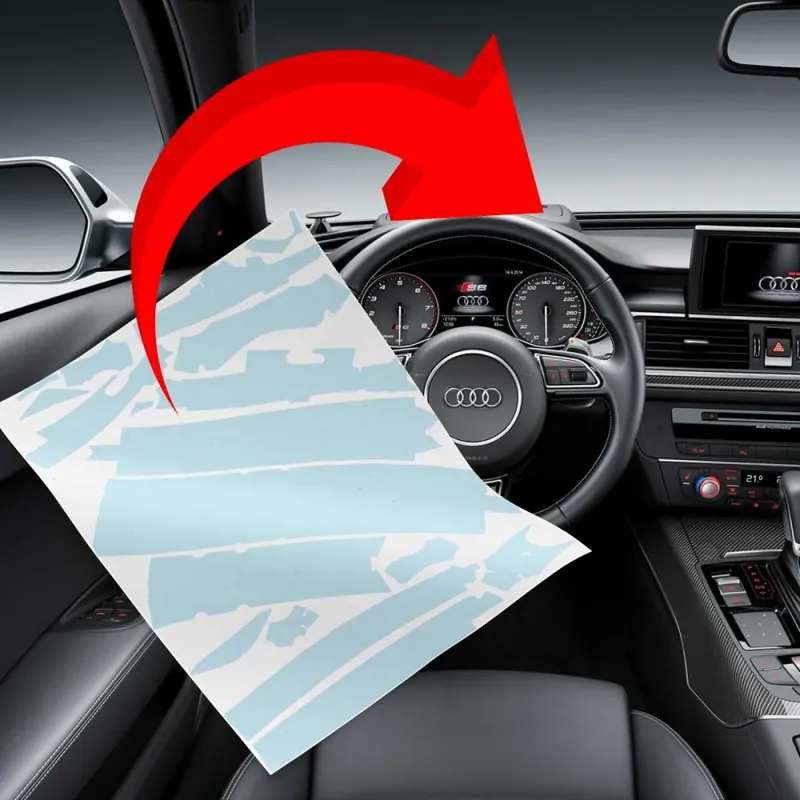 MonkeySkin Kit Pellicole Adesive Protettive PPF per Interni Auto compatibili con Audi A6 dal 2011 al 2018 Direttamente Dal Produttore