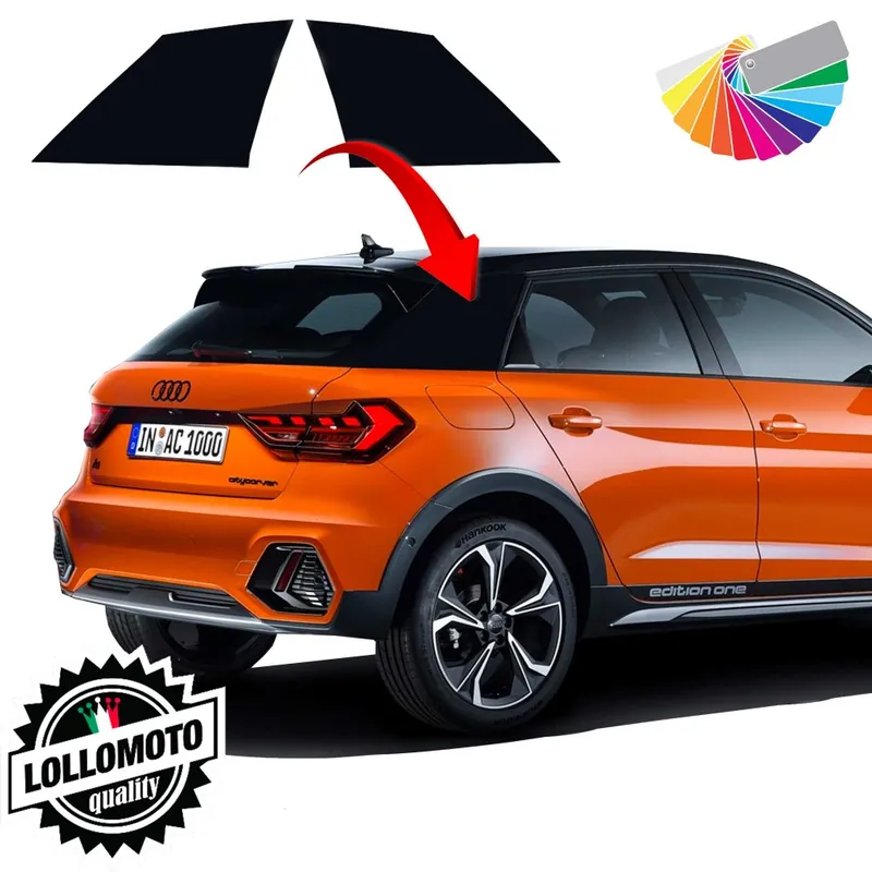 Bestseller 2x Adesivi Laterali Montanti per AUDI A1 dal 2019 ad Oggi Adesivi Auto