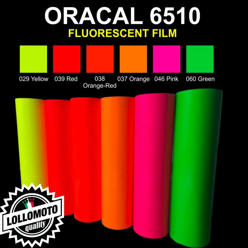 Pellicola Car Wrapping ORACAL 6510 Cast FLUO Fluorescente A Buon Prezzo