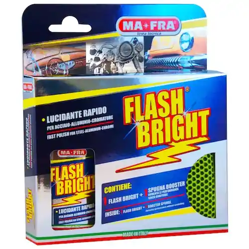Prezzo Basso MaFra Flash Bright Polish per metalli + Spugna 80 gr.