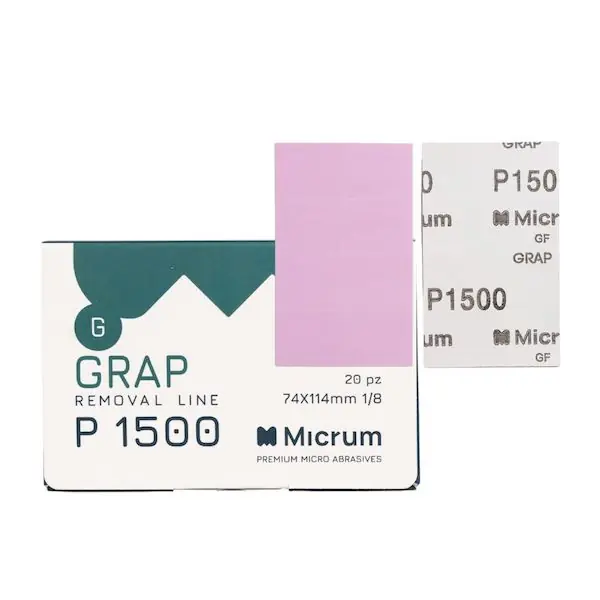 Micrum Grap Foglio Abrasivo Adesivo 1/8 70x114 Nuovo Arrivo