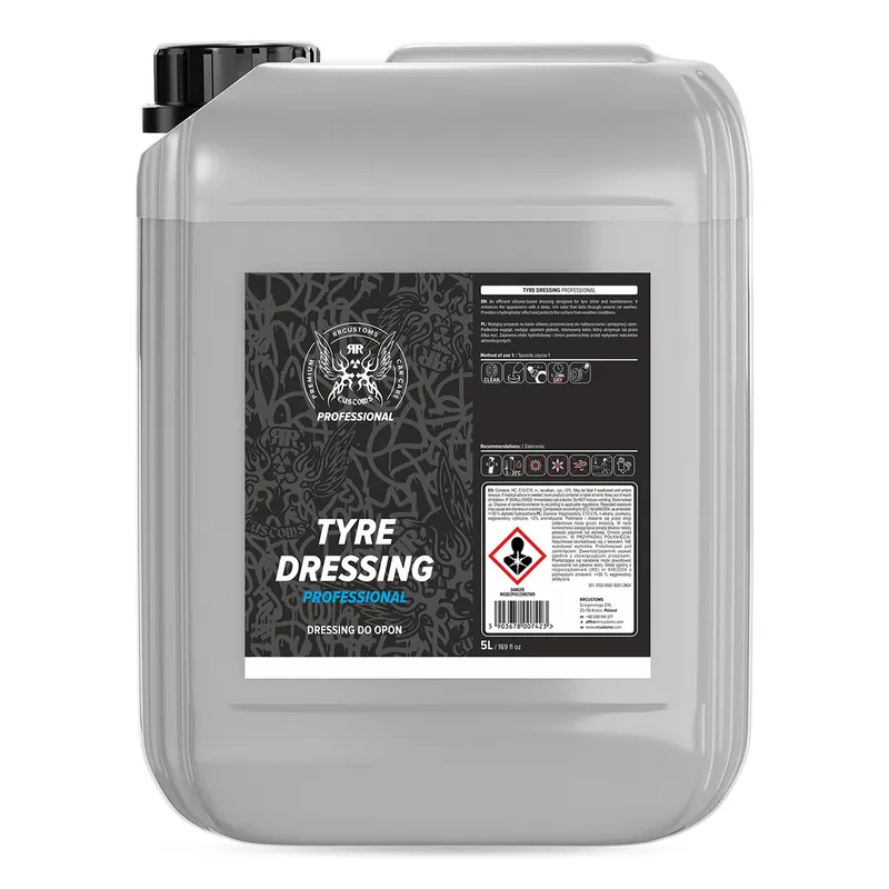 Scelto Dai Clienti Rinnovatore per pneumatici e plastiche con pigmento colorante 5 l BadBoys PRO