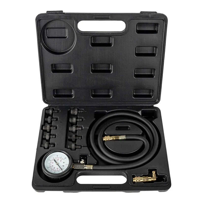 Saldi Kit di tester per la pressione dell‘olio con adattatori 10 bar 12 pezzi JBM