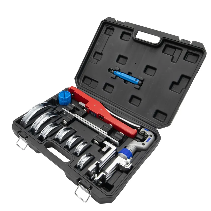 Occasione Imperdibile Set per piegatura tubi con meccanismo a cremagliera per tubi da 6 a 22 mm, 13 pezzi