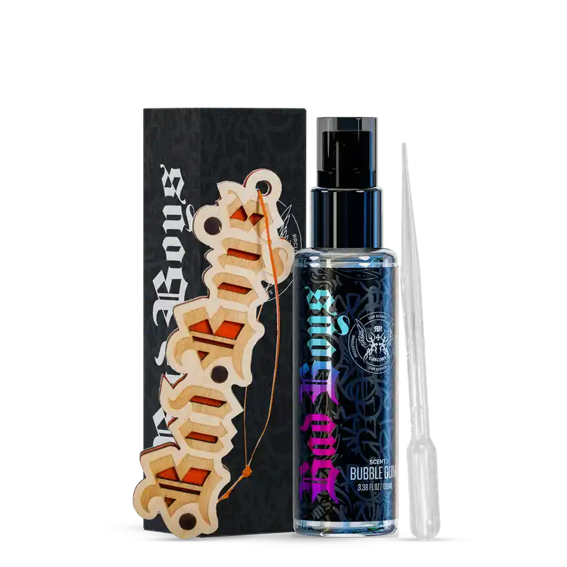 Profumatore per auto Scent Bubble Gum 100 ml con pendente BadBoys Novità
