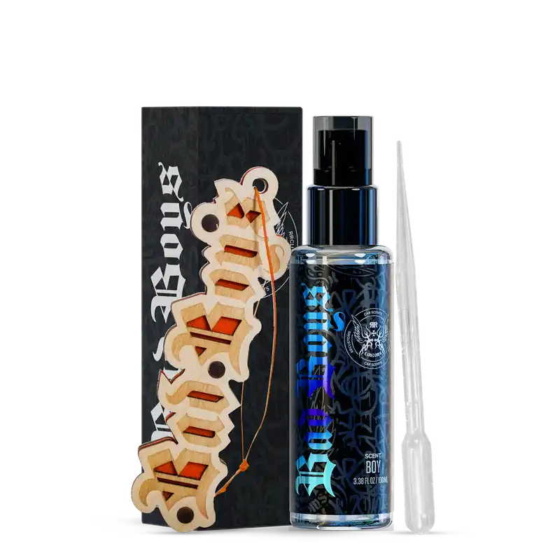 Popolare Profumatore per auto Scent Boy 100 ml con pendente BadBoys