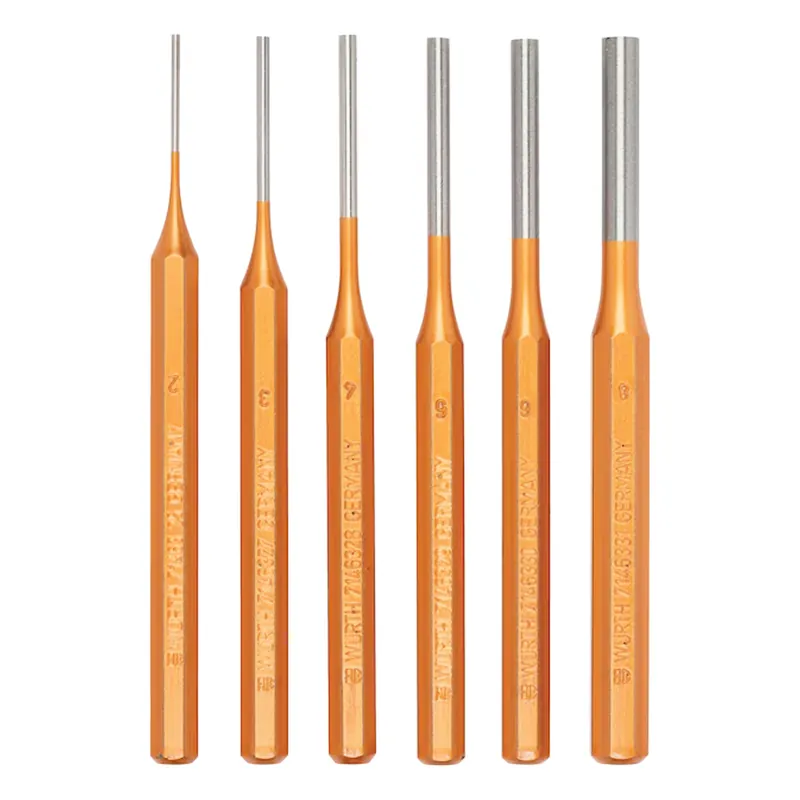 Punzoni da 2 a 8 mm - 6 pezzi Würth Novità