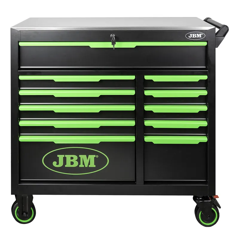 Carrello da officina - Vuoto con 11 cassetti JBM Must-Have