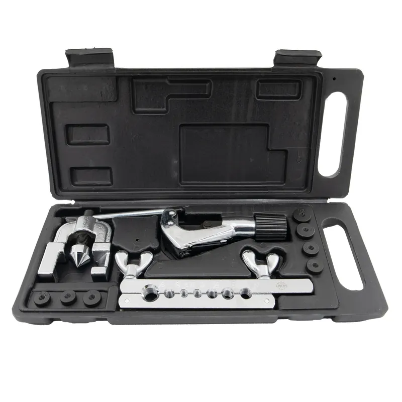 Nuovo Arrivo Kit per la realizzazione e bordatura di tubi freno con tagliatubi 10 pezzi