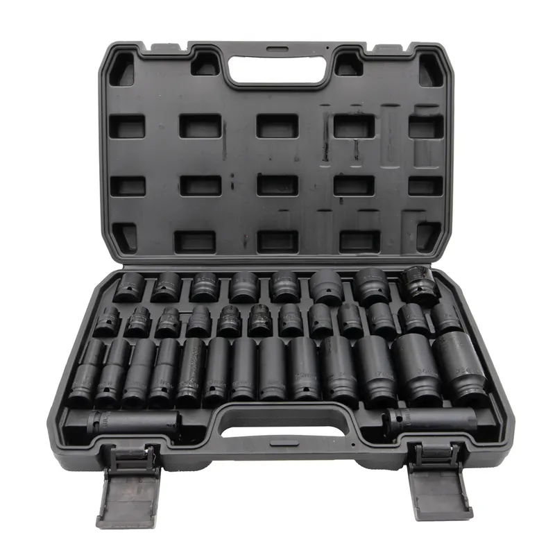 Set di bussole da 8 a 32 mm 1/2" esagonale CrV 35 pezzi Solo Oggi