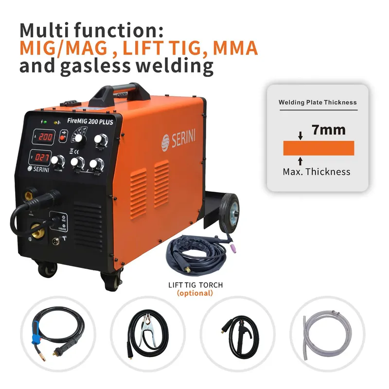 Quantità Limitata Saldatrice FireMIG 200 PLUS IGBT – monofase