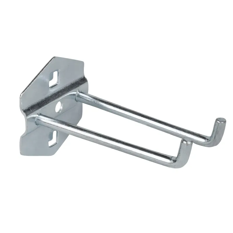 Gancio doppio per pannelli forata 100 mm JBM Reso Gratuito