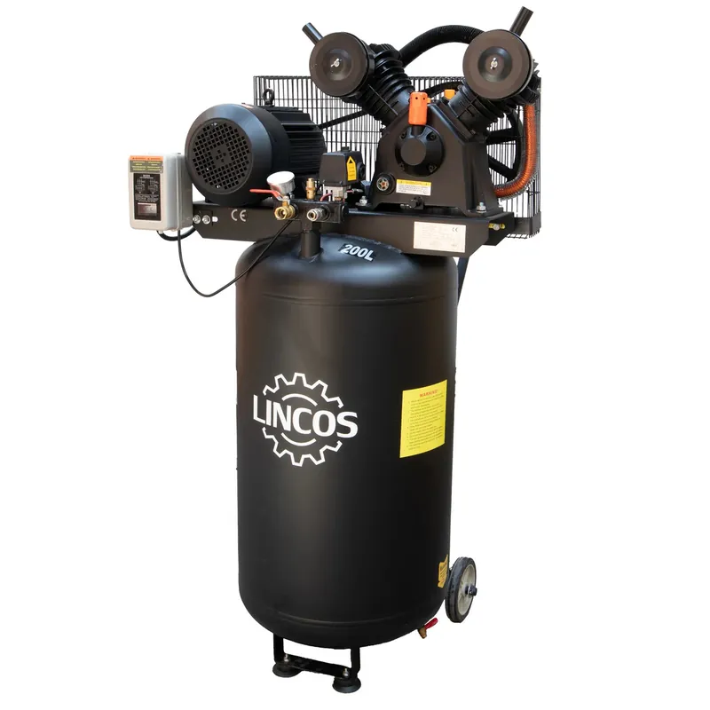 Compressore d‘aria verticale 200 L - 4 kW 10 bar V-block Subito Disponibile