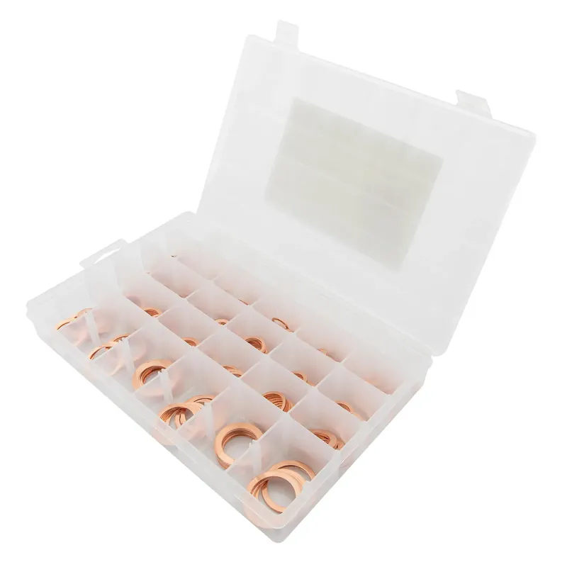 Pagamento Sicuro Assortimento di rondelle in rame da 8 a 36 mm - 580 pezzi