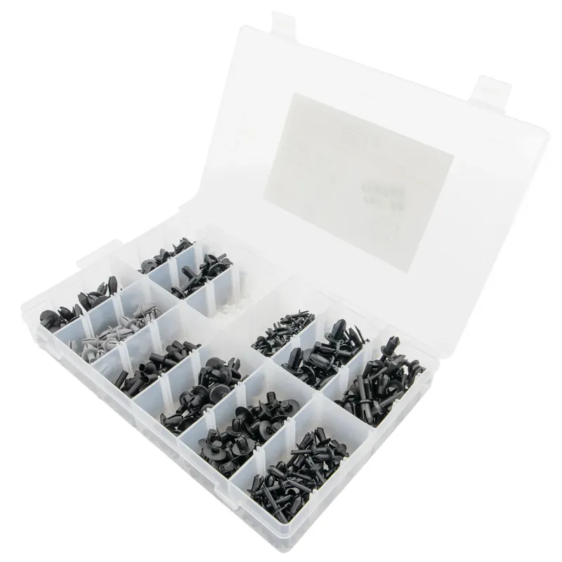 Miglior Prezzo Set di clip di fissaggio in plastica - Push-Pin - 350 pezzi